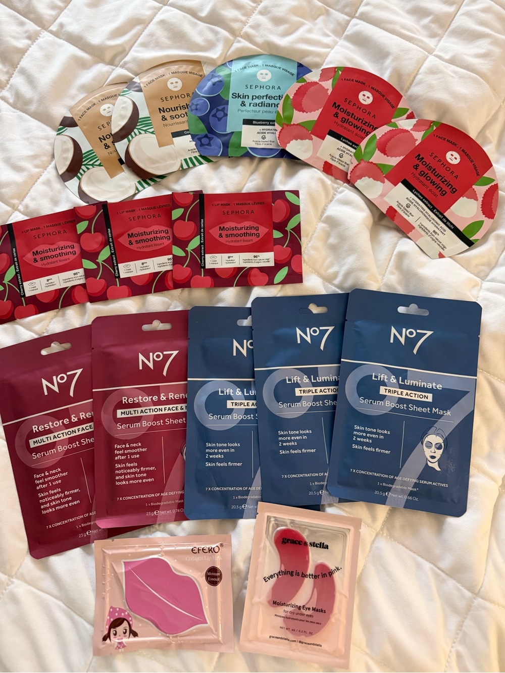 Sephora & No7 Sheet Mask Bundle